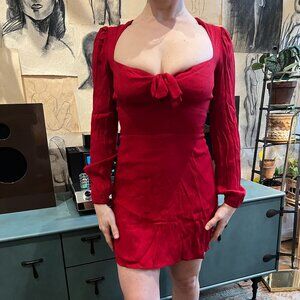 Red Mini Dress from Reformation